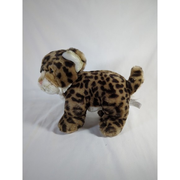 Kmart Spotted Leopard Cheetah Plush 10 Inch Stuffed Animal Baby Cub Soft Rare - Picture 2 of 9